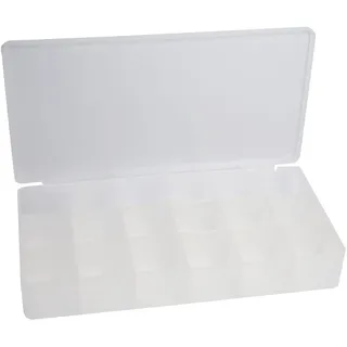 InLine Kleinteile Leerbox, 18 Fächer, Abmessungen: 213x114x35mm
