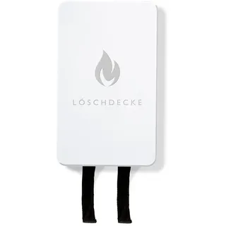 Nordic Flame Design Löschdecke Brandschutzdecke für den schnellen Einsatz (Weiß)