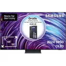 SAMSUNG OLED-Fernseher, F (A-G), schwarz, 77, Fernseher, Neural Quantum 4K AI Gen2 Prozessor, Glare Free, bis zu 144Hz