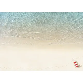 Schreibtischunterlage aus Papier DIN A2 | Abreißblock | Design "Traumurlaub" | 25 Blatt Schreibtischunterlage A2 | Notiz Unterlage | mit extra Kalenderblatt