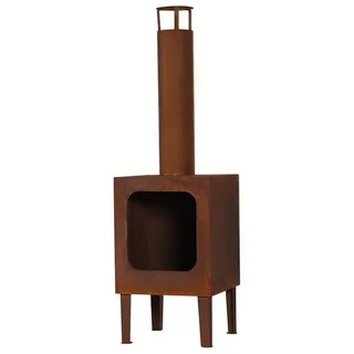 markone Gartenkamin 200-3 Ø 115 cm Rostoptik