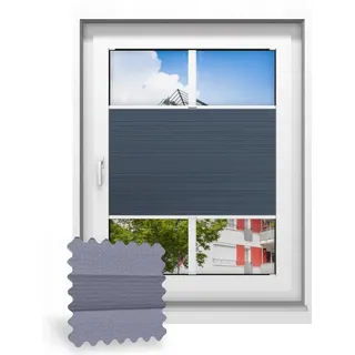 Wabenplissee nach Maß, Blauschwarz 707200, 30 x 75 cm, Wabenplissees individuell maßangefertigt