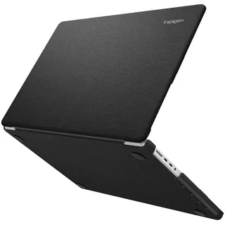 Spigen Urban Fit Hülle Kompatibel mit MacBook Pro 14 Zoll M5 Pro / M5 Max (2026), M5 (2025),M4 / M3 / M2 / M1 Pro/Max Serie (2024/23/21) - Schwarz