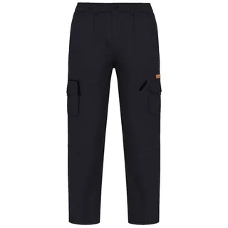 YSROMA Cargohose Zip-Off Beine, elastischer Bund, Reißverschlusstaschen MAI-Fashion Pants schwarz M