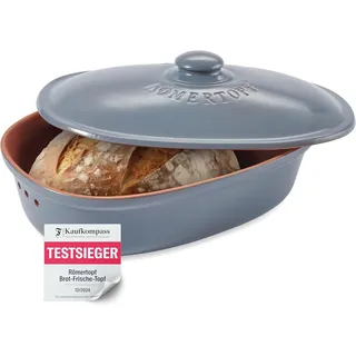 Römertopf Brottopf Aus Natürlicher Keramik, Ideal Für Die Aufbewahrung Von Brot