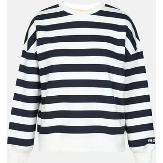 salzhaut Pullover ARFEN Hoodie Navy/Weiß S