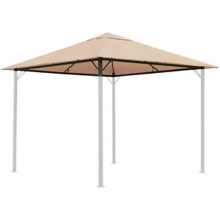 Quick Star Ersatzdach für Garten Pavillon 3x3m Sand Pavillondach Ersatzbezug