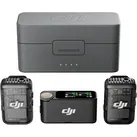 DJI Mikrofon "Mic 2 (2 Sender + 1 Empfänger + Ladeschale)", schwarz, B:3,09cm H:2,18cm T:4,6cm, Mikrofone