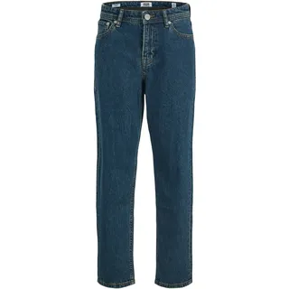 Jack & Jones Junior "JJICHRIS JJORIGINAL SQ 061 JNR", Kinder, Gr. 140, N-Gr, blau (blau denim), Denim/Jeans, Obermaterial: 100% Baumwolle, unifarben, relaxed fit knöchellang, Jeans