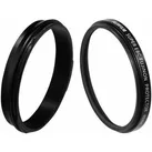Fujifilm Weather-Resistant Kit für X100V (49 mm, Filteradapter, 100 mm), Objektivfilter, Schwarz