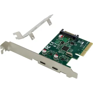 Conceptronic EMRICK13G 2-Port USB 3.2 Gen 2 Typ-C PCIe-Karte