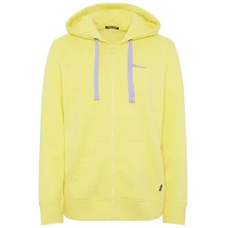 Chiemsee Kapuzenjacke mit Paradise-Beach-Print gelb XS
