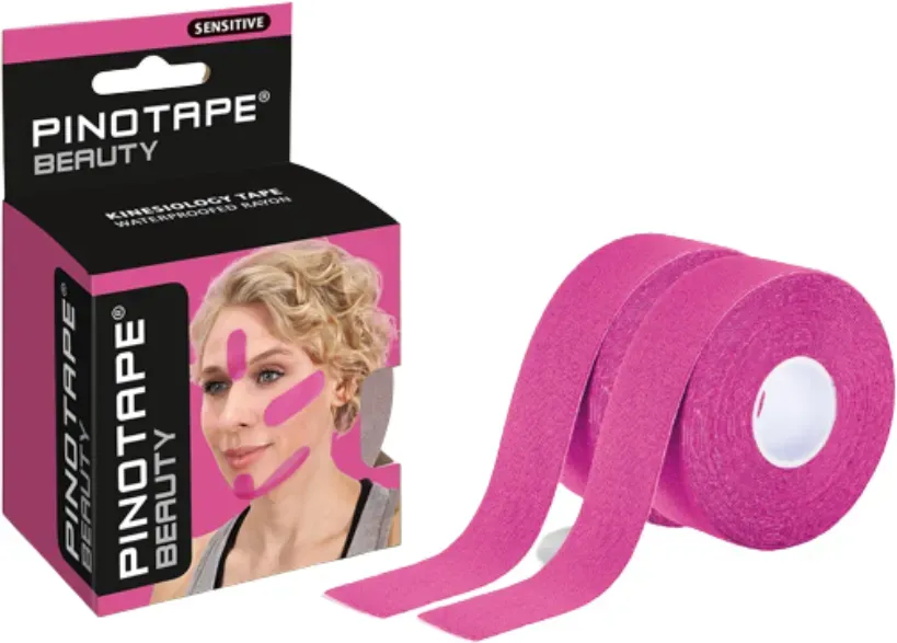 Pinotape Sensitive Tape Beauty kosmetisches Tape Pink 2 x 5m x 2,5cm
