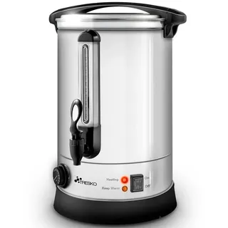 TRESKO TRESKO® Glühweinkocher 20L Einkochautomat Glühweinkessel Glühweinautomat Einkochtopf - Silber