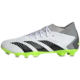 Adidas Predator Accuracy.3 MG Fußballschuhe Herren Fussball-Kunstrasenschuhe FTWWHT/CBLACK/LUCLEM, 46 2/3