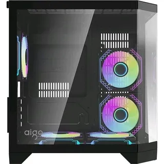 darkflash tech FT350 (ITX), PC Gehäuse, Schwarz