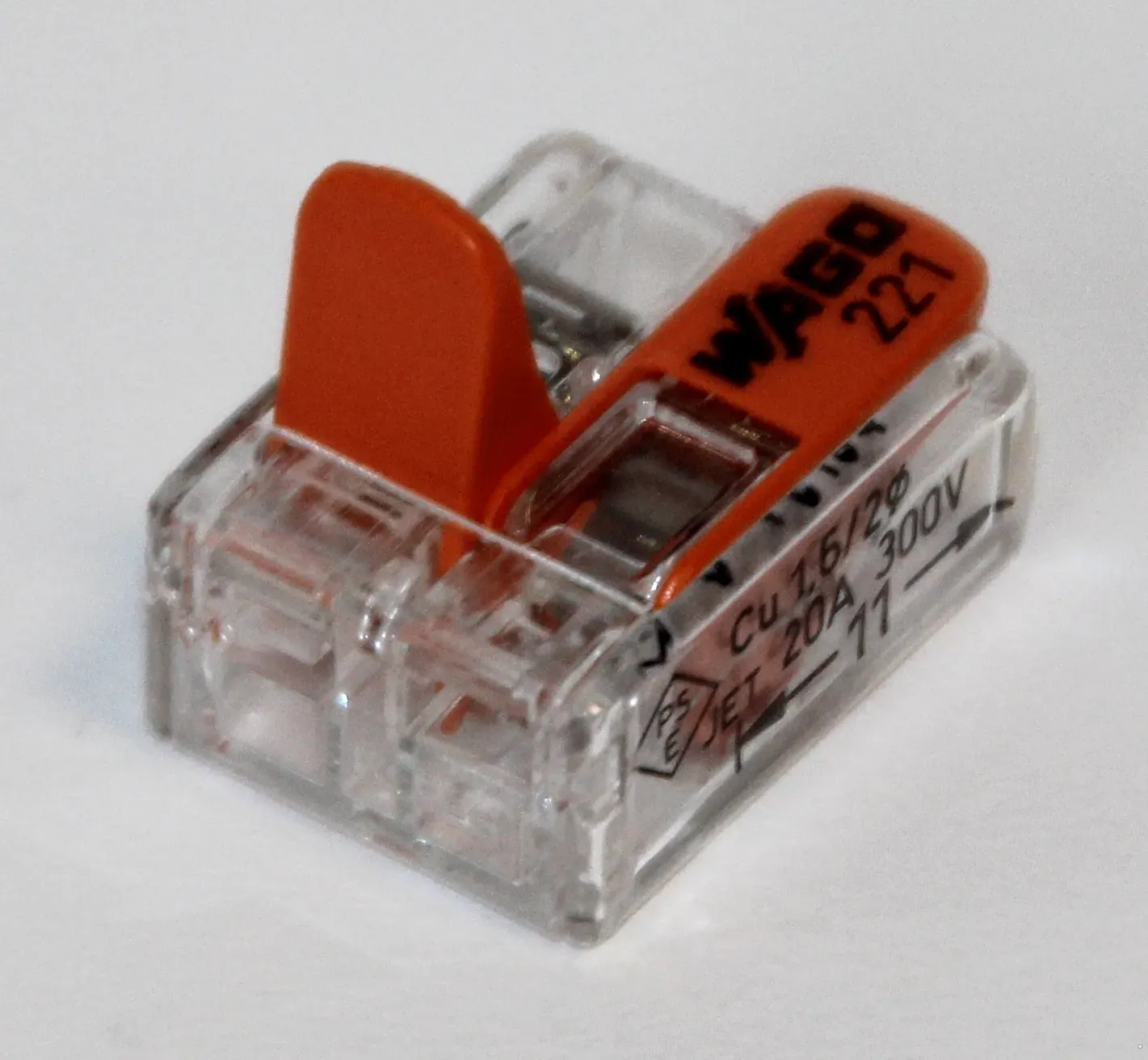 Wago 221 Klemmen 25x 221-412 - Kabel Verbinder in der wiederverschließbaren Box - Original WAGO