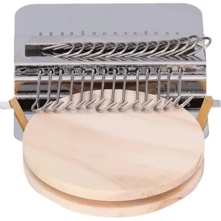 Kleiner Webstuhl, 14 Nadeln Stopfwebstühle, Darning Loom Maschine, Schnellwebtyp Mini Tragbare Stopfmaschine Strickmaschine Kleiderreparatur Stopfwebstuhl Reparaturwebstuhl Handwebwerkzeug DIY Kunst