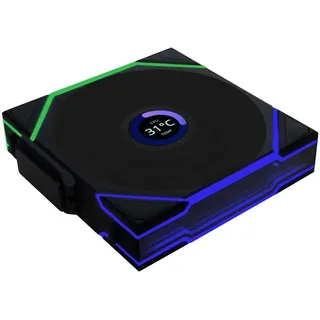Lian Li UNI FAN TL Wireless LCD - Gehäuselüfter - 120mm - Schwarz