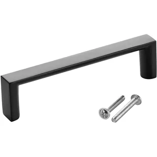 SOTECH Möbelgriff BLACKLINE XI BA 96 mm schwarz matt (Länge 103 mm, Breite 12 mm, Höhe 27 mm) Schubladengriff aus Aluminium