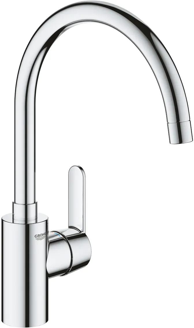 Grohe Get Einhand-Spültischarmatur, Ausladung 224mm, schwenkbar, hoch, 31494001