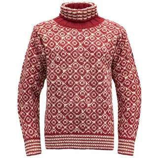 Devold Svalbard High Neck Pullover (Größe S, rot)