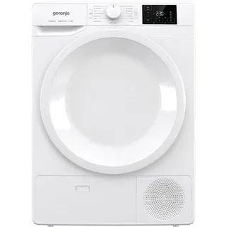 Gorenje DNE8B Kondenstrockner 8kg, 60 cm breit, AirRefresh, GentleDry, Fast89', Knitterschutz, weiß - Weiß