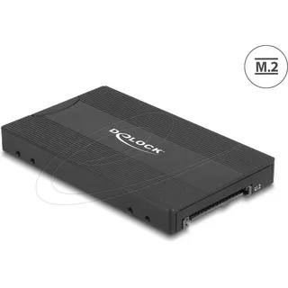 DeLock Konverter M.2 Key M NVMe SSD zu U.2 oder M.2 Key B SATA SSD zu SATA - wer,