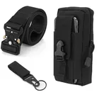 MidGard Gürteltasche taktischer Gürtel Hüfttasche EDC-Tasche Hosengürtel Arbeitsgürtel, für viele Outdoor-Aktivitäten schwarz