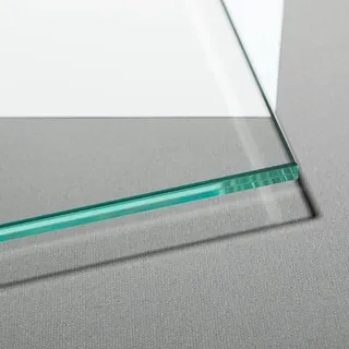 Verbundsicherheitsglas – Maßanfertigung, Hohe Sicherheit, Einfache Installation, klares VSG Glas mit 0,38 mm PVB Folie, Gesamtstärke 6,38mm, polierte Kanten