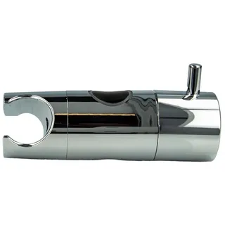 tecuro Ø Design-Brausehalter für Wandstange – 22 mm Kunststoff verchromt