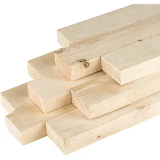 MyTimber® Holzlatten als Bauholz Dachlatten | Holz zum selber bauen | 4 x 6cm breit| Kantholz 2m lang | Holzlatte für als Konstruktionsholz für dein DIY-Projekt