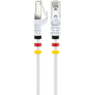 Schwaiger Netzwerkkabel CAT7 2x 3 Farbringe 20 m