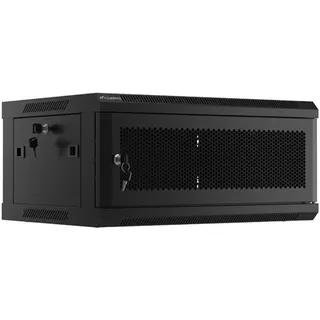 LANBERG Rackschrank 19" Wandmontage 4U/600X450 mit perforierter Tür schwarz