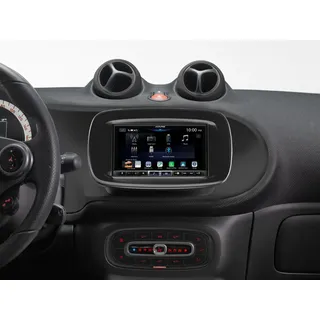 Goodvinilos Alpine iLX-705S453B CarPlay-Radio für Smart S453