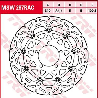 TRW Bremsscheibe MSW287RAC
