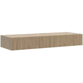 Selsey Schminktisch Makeup Tisch Frisiertisch Kosmetiktisch 110 cm Mit 2 Schubladen, Eichenholzoptik,