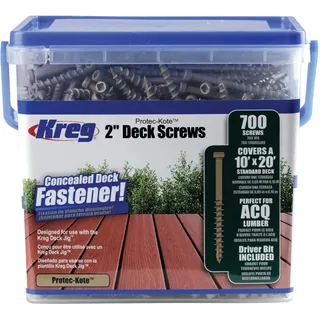 Kreg Europe GmbH KREG Protec-Kote Terrassenschrauben SDK-C2W-700 rost- korrosionsbeständig