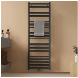 EMKE Badheizkörper 600 x 1800 mm 860 W anthrazit Mittelventil