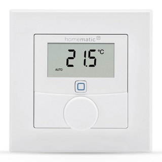 eQ-3 Homematic IP Wandthermostat mit Luftfeuchtigkeitssensor weiß, Funk-Wandthermostat (156669A0)