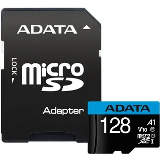 A-Data microSDXC Premier 128GB Class 10 UHS-I A1 + SD-Adapter 