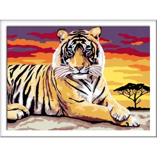 Ravensburger Malen-nach-Zahlen Majestätischer Tiger