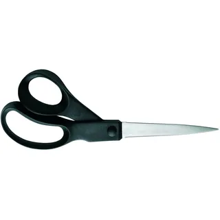 Fiskars Universalschere, Länge: 21 cm, Qualitätsstahl/Kunststoff, Essential, Schwarz