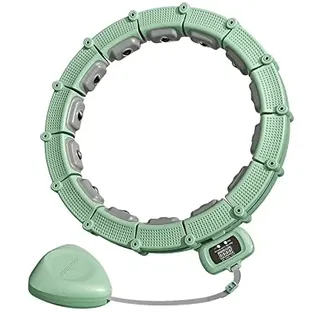 Hoopside Pro 2.0 Hula Hoop Reifen,Smart Hula Hoop,mit Smarten Zähler (Grün,1 Artikel)