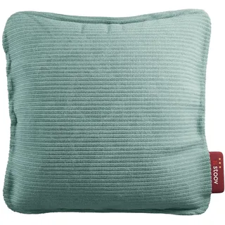 STOOV Ploov3 - Wärmekissen - Drahtlos - Infrarot-Wärmetechnik - Plus Batterie mit bis zu 4 Stunden drahtlose Wärme - 45x45 cm - Knitted Vintage Green