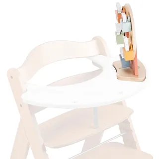 hauck Play Fun Fair S, Animals für Alpha+, Beta+ & Arketa Holzhochstuhl, Baby Holz Spielzeug Fördert Auge Hand Koordination