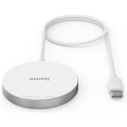 Hama MagCharge FC15 (15 W), Wireless Charger, Weiss