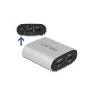 DeLock HDMI HD Audio Extractor 4K 60 Hz zu HDMI mit eARC