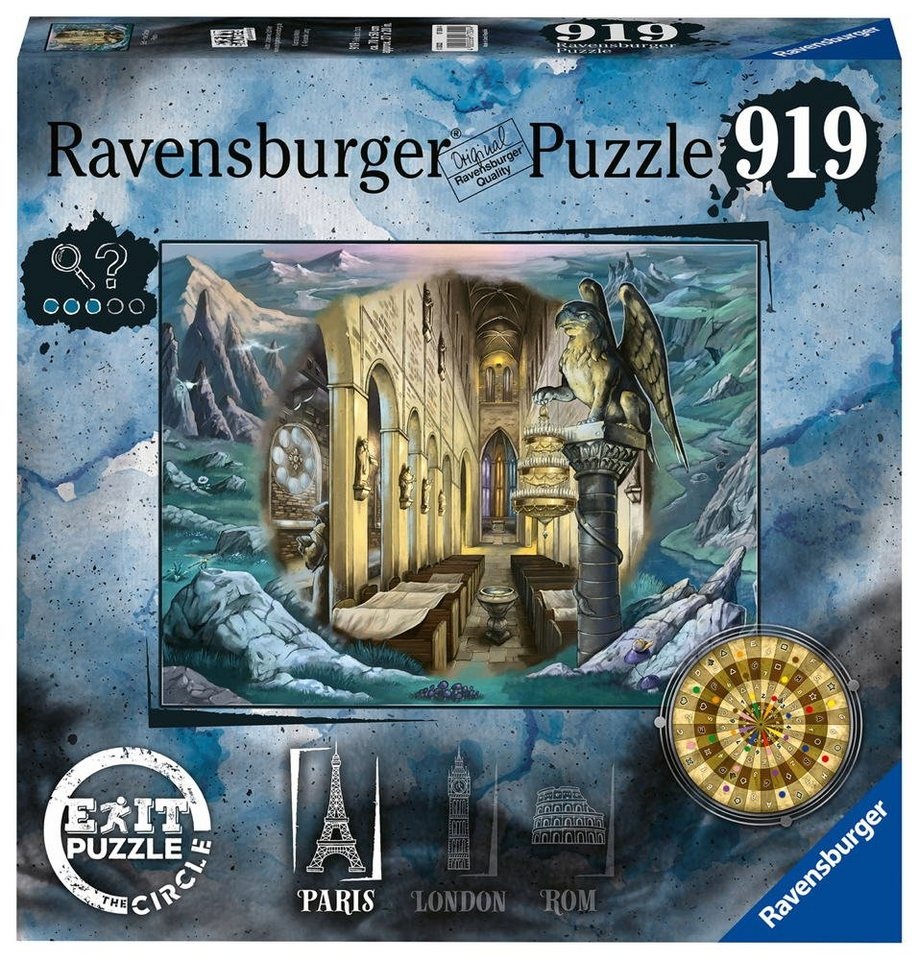 Ravensburger Puzzle 919 Teile Ravensburger Puzzle Exit - the Circle in Paris 17304, 919 Puzzleteile