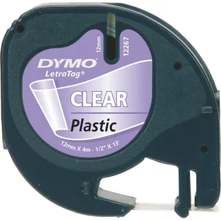 Dymo Label Band D1 16951 (S0721530) schwarz auf klar 12mm x 4m